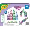 CreateOn Crayola Glitter Magnetic Tiles, Building Set for Kids, Magnetic Building Toys for Kids, STEM Easter Toys for Boys and Girls Ages 3 and Up, 36-Piece Set (Glitter)