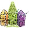 CreateOn Crayola Halloween Glow Doodle Magnetic Tiles Set, Building Set for Kids, STEM Toys for Boys and Girls Ages 3 and Up, 25-Piece Set