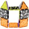 CreateOn Crayola Halloween Glow in The Dark Magnetic Tiles Set, Building Set for Kids, STEM Toys for Boys and Girls Ages 3 and Up, 14-Piece Set