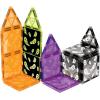 CreateOn Crayola Halloween Glow in The Dark Magnetic Tiles Set, Building Set for Kids, STEM Toys for Boys and Girls Ages 3 and Up, 14-Piece Set