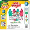CreateOn Crayola PaintOn Holiday Magnetic Tiles, Magnetic Kids’ Building Toys, STEM Learning Travel Toys for Boys and Girls, 18-Piece Set(Holiday Paint On)