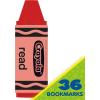 Eureka Crayola Colorful and Motivational Bookmarks for Students and Teachers, 2″ x 6″, 36 Pieces