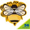 Eureka Crayola Crayons Paper Cut-Out Classroom Decorations for Teachers, 36 Pieces(Bumble Bee)