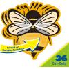 Eureka Crayola Crayons Paper Cut-Out Classroom Decorations for Teachers, 36 Pieces(Bumble Bee)
