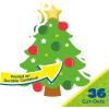 Eureka Crayola Crayons Paper Cut-Out Classroom Decorations for Teachers, 36 Pieces(Christmas Trees)