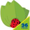 Eureka Crayola Crayons Paper Cut-Out Classroom Decorations for Teachers, 36 Pieces(Ladybug)