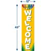 Eureka Crayola Welcome Vertical Classroom Banner for Teachers, 12″ x 45″
