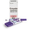 Crayola 12 Count Washable Bulk Markers, Green(Violet)