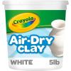Crayola Air Dry Clay (5lbs), Teacher Supplies, Natural White Modeling Clay for Kids, Sculpting Material, Bulk Craft Supplies for Art Classrooms(1)