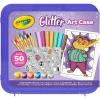 Crayola All That Glitters Art Case (50+pcs), Glitter Crayons & Coloring Supplies, Kids Art Set, Gifts for Girls & Boys, Ages 5+(Glitter)