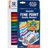 Crayola Color Changing Markers (8ct), No Bleed Markers for Adult Coloring, Dual Sided Marker Set, Cool Art Supplies, Gift for Teens(Fine Point)