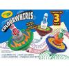 Crayola Colourwhirls (3ct), Spin Art Toy, Battling Spinning Top Toy for Kids, 1 Launcher, Arts & Crafts Kit, Gift for Boys & Girls, Ages 6, 7, 8(Multpack)