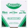 Crayola Fabric Marker Classpack, Ten Assorted Colors, 80/Box