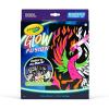 Crayola Glow Fusion, Glow in The Dark Coloring Set with Markers, Alien & Monster Coloring Pages, Gift for Kids(Deluxe)