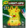 Crayola Light-Ups – Santa, Light Up Santa Toy, Reusable Holiday Craft, Glow in The Dark, Indoor Holiday Decoration Craft, Gift for Kids(Reindeer)
