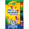 Crayola Pip Squeaks Skinnies Washable Marker Set (16ct), Mini Markers for Toddlers, Thin Coloring Markers for Kids, Toddler Arts & Craft Supplies(16 Count (Pack of 1))