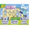 Crayola Scribble Scrubbies Bluey Poolside Playset (4ct), Washable Bluey Toy Set for Kids, Holiday for Toddlers, with Bingo, Chilli, and Bandit, Ages 3+(Poolside Playset)
