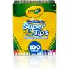 Crayola Super Tips Marker Set (100ct), Fine Point Washable Markers, Drawing Markers for Kids & Adults, Create Thick & Thin Lines, Art Supplies, Ages 3+(100 Count (Pack of 1))