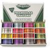 Crayola Triangular Crayon Classpack (256ct), 16 Assorted Toddler Crayons, Anti Roll, Bulk School Classroom Essentials, Preschool & Kindergarten Must Haves