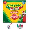 CreateOn Crayola PaintOn Holiday Magnetic Tiles, Magnetic Kids’ Building Toys, STEM Learning Travel Toys for Boys and Girls, 18-Piece Set(Holiday Paint On)