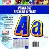 Eureka Crayola Letter, Number, Punctuation Mark, and Symbol Classroom Decorations for Teachers, 4″ H, 178 Pieces, Red(Marvel Avengers)