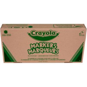 Crayola Broad Line Markers Classpack (256 Ct), Bulk Markers for Kids, Art Supplies for School, Classroom Must Haves, Preschool & Kindergarten Supplies