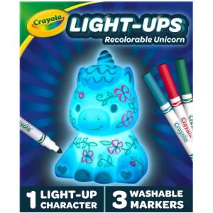 Crayola Light Ups Dragon, Reusable Holiday Craft, Light Up Toy, Indoor Holiday Decor, Toys for Kids, Arts & Crafts, Dragon Gift, 4+(Unicorn Figure)