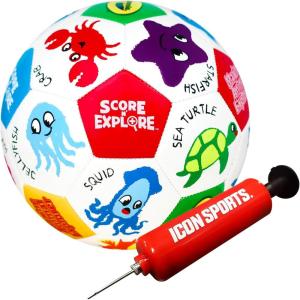 Crayola Official Soccer Ball – Unisex Kids – Multiplication Size 3(Marine)