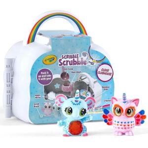 Crayola Scribble Scrubbie Safari 2 Pack Animal Toy Set Age 3+(Cloud Clubhouse)