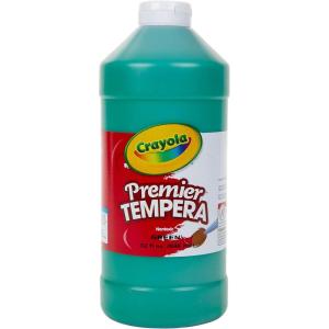 Crayola Tempera Paint, Green Kids Paint, 32 oz, School Painting Supplies, Gifts for Kids, 3, 4, 5, 6