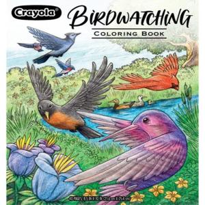 Crayola Tropical Garden Adult Coloring Book (40pgs), Adult Coloring Pages, Stress Relief Activity, Gift for Teens & Adults, 9+(BirdWatching)