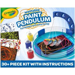 Crayola Washable Kids Paint Set (12ct), Classic and Glitter Paint for Kids, Arts & Crafts Supplies for Classrooms, Toddler Painting Kit, Gifts, Ages 3, 4, 5 [Amazon Exclusive](Paint Pendulum)