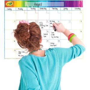 Dry Erase Calendar Board – Whiteboard for Family Schedules, School Classrooms, or Office Use, Great for Teachers and Kids, Large Size, White