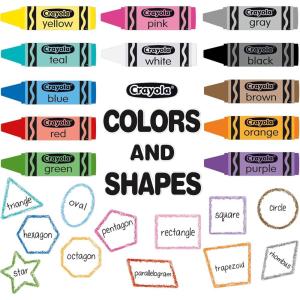 Eureka Colors & Shapes Bulletin Board Set, 28 Pieces (EU-847813)(OSFA)