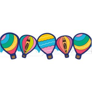 Eureka Crayola Colors of Kindness Extra Wide Decorative Classroom and Bulletin Board Trim for Teachers, 3.25″ Wide, 12 Strips for 37 Total Feet