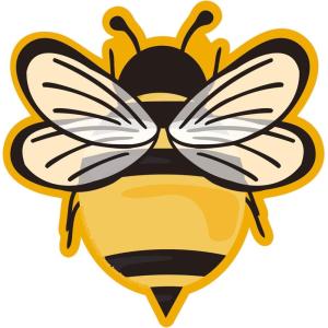 Eureka Crayola Crayons Paper Cut-Out Classroom Decorations for Teachers, 36 Pieces(Bumble Bee)