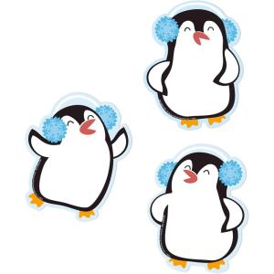 Eureka Crayola Crayons Paper Cut-Out Classroom Decorations for Teachers, 36 Pieces(Penguins)