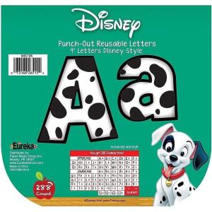 Eureka Crayola Letter, Number, Punctuation Mark, and Symbol Classroom Decorations for Teachers, 4″ H, 178 Pieces, Red(Mickey Clubhouse)