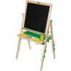 Crayola Wooden Art Easel for Kids, 2-in-1 Dry Erase Board & Chalkboard, Gifts for Toddlers, Ages 3, 4, 5(Super Easel)