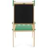 Crayola Wooden Art Easel for Kids, 2-in-1 Dry Erase Board & Chalkboard, Gifts for Toddlers, Ages 3, 4, 5(Wooden Easel)