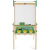 Crayola Wooden Art Easel for Kids, 2-in-1 Dry Erase Board & Chalkboard, Gifts for Toddlers, Ages 3, 4, 5(Wooden Easel)