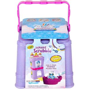 Crayola Scribble Scrubbie Peculiar Pets, Palace Playset with Yeti & Unicorn Toys, Kids Gifts for Girls & Boys, Ages 3, 4, 5, 9(Palace Playset)