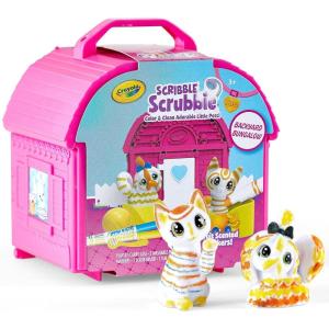 Crayola Scribble Scrubbie Pets, Backyard Playset, Toys For Girls & Boys, Gifts For Kids, Ages 3+(Backyard Bungalow)