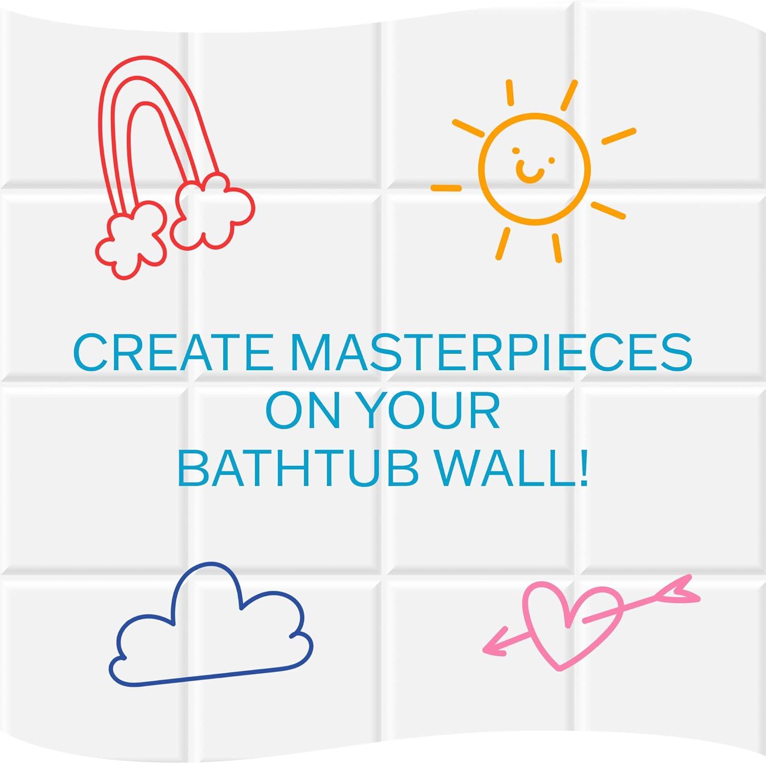 imageCrayola Taste Beauty Bathtub Markers Washable Markers for Kids Bath Time 2 pack Bundle