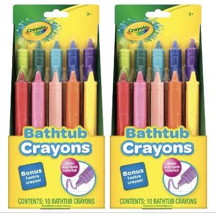 imageCrayola Taste Beauty Bathtub Markers Washable Markers for Kids Bath Time 2 pack Bundle