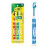 GUM Crayola Marker Children’s Toothbrush, Soft Bristled Kids’ Toothbrush Set Age 3+, Suction Cup Base, 3 Count(3 Count)