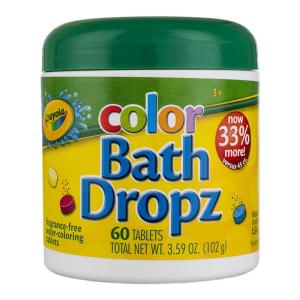 Crayola Bath Dropz 3.59 Ounces 60 Tablets (Pack of 2)