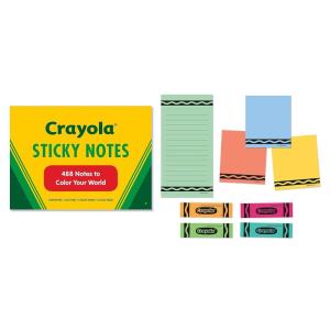 Crayola Sticky Notes: 488 Notes to Color Your World