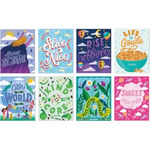 Eureka Crayola Colors of Kindness Mini Classroom Poster Set for Teachers, 11″ x 14″, 8 Pieces(Crayola)