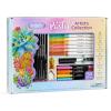 Crayola Pastel Colors Art Kit (50pcs), Kids Art Set with Pastel Markers & Pencils, Gift for Kids, 8+